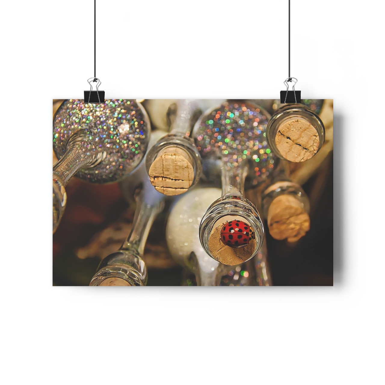 Glass and Glitter - Giclee-Printed Fine Art Photographic Print on Museum Grade Paper