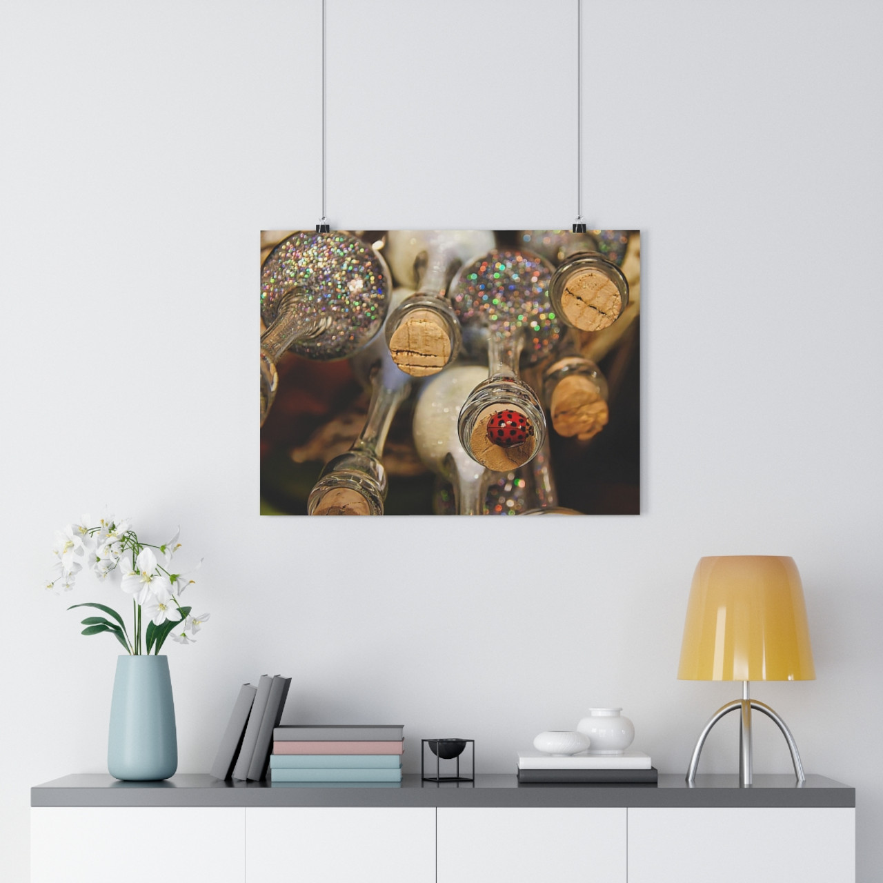 Glass and Glitter - Giclee-Printed Fine Art Photographic Print on Museum Grade Paper