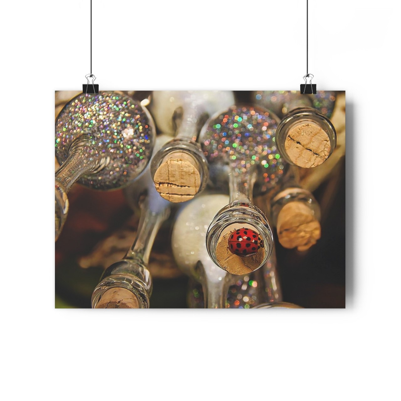 Glass and Glitter - Giclee-Printed Fine Art Photographic Print on Museum Grade Paper