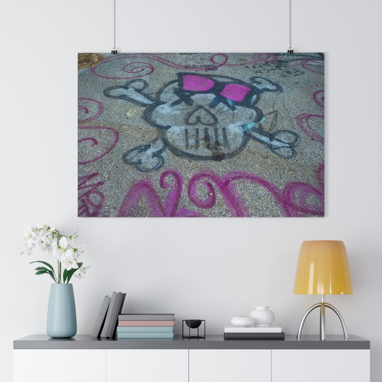 Sally Skull - Giclee-Printed Fine Art Photographic Print on Museum Grade Paper