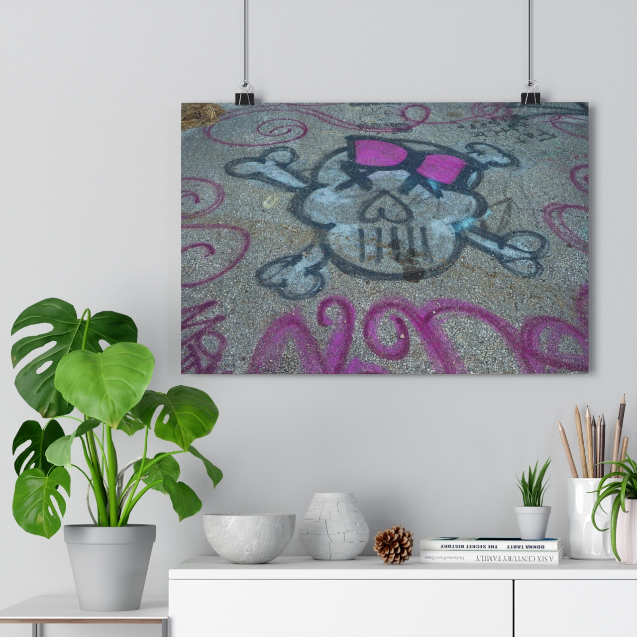 Sally Skull - Giclee-Printed Fine Art Photographic Print on Museum Grade Paper