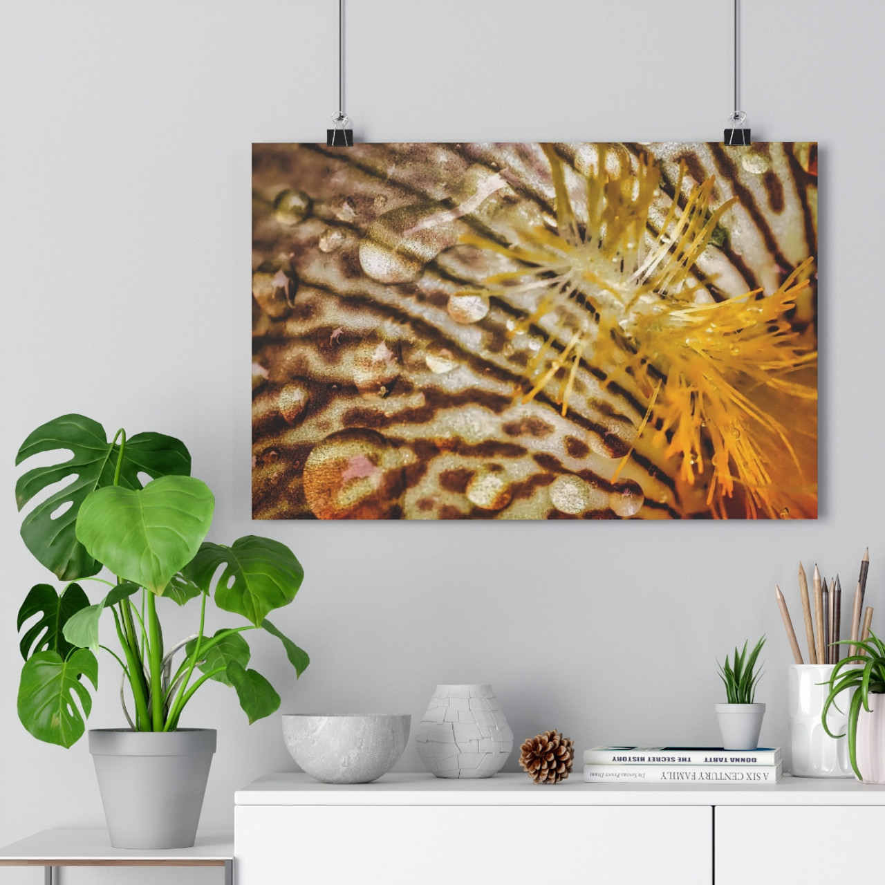 Gold Iris - Giclee-Printed Fine Art Photographic Print on Museum Grade Paper