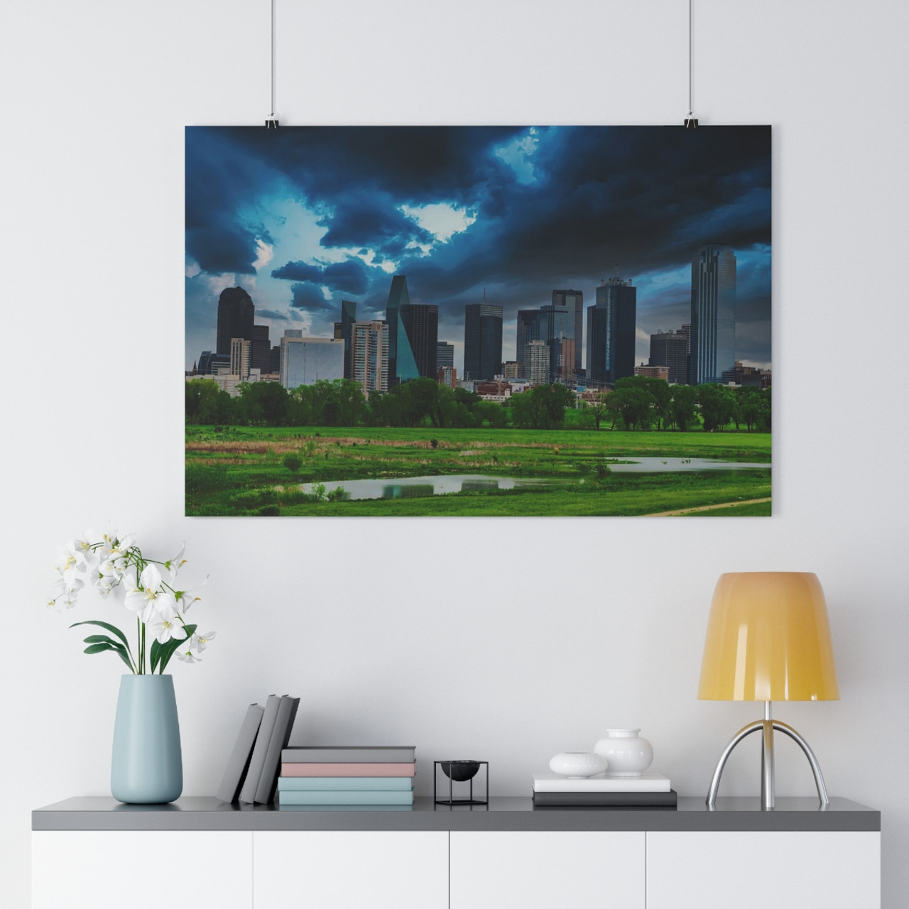 Passion Over Dallas - Giclee-Printed Fine Art Photographic Print on Museum Grade Paper