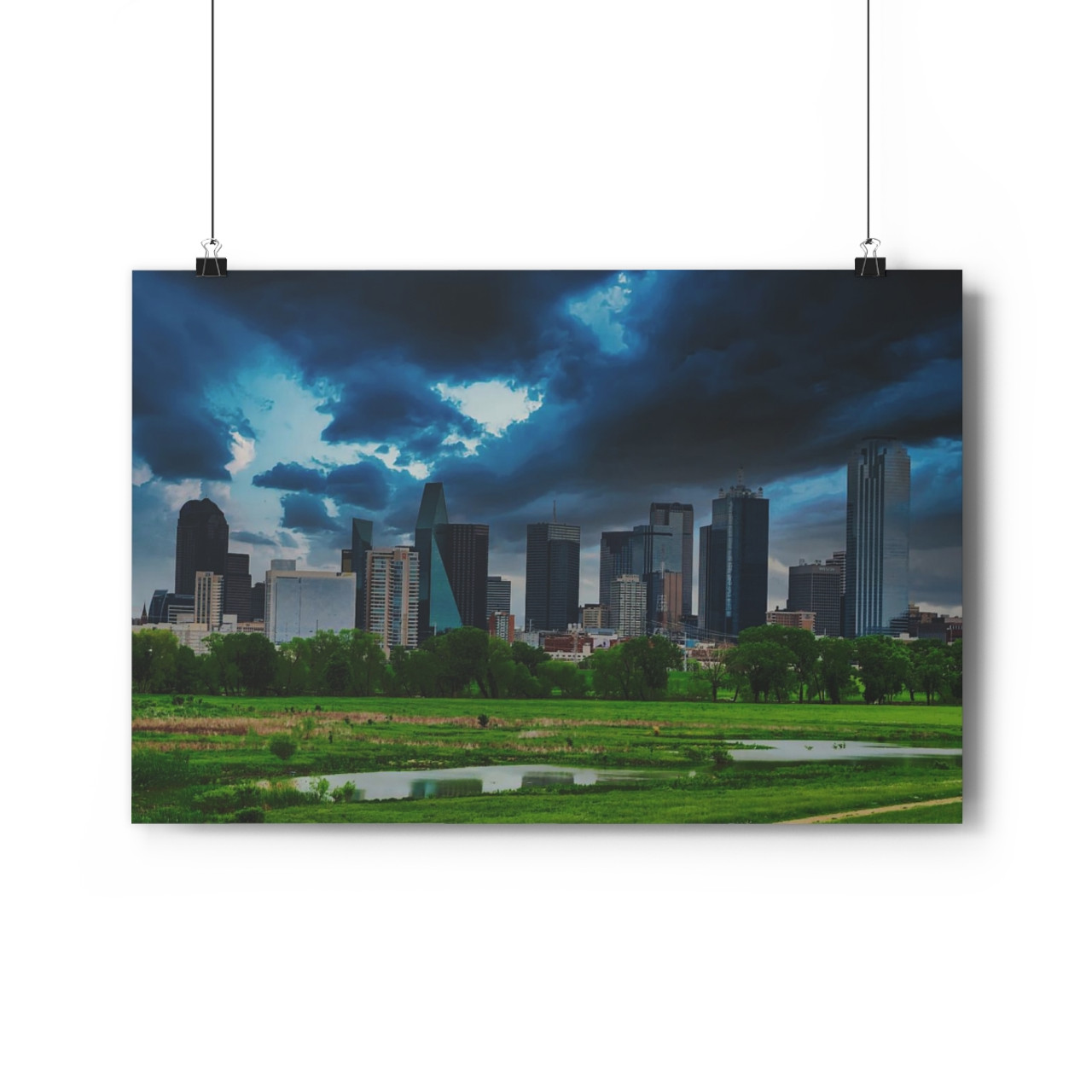 Passion Over Dallas - Giclee-Printed Fine Art Photographic Print on Museum Grade Paper