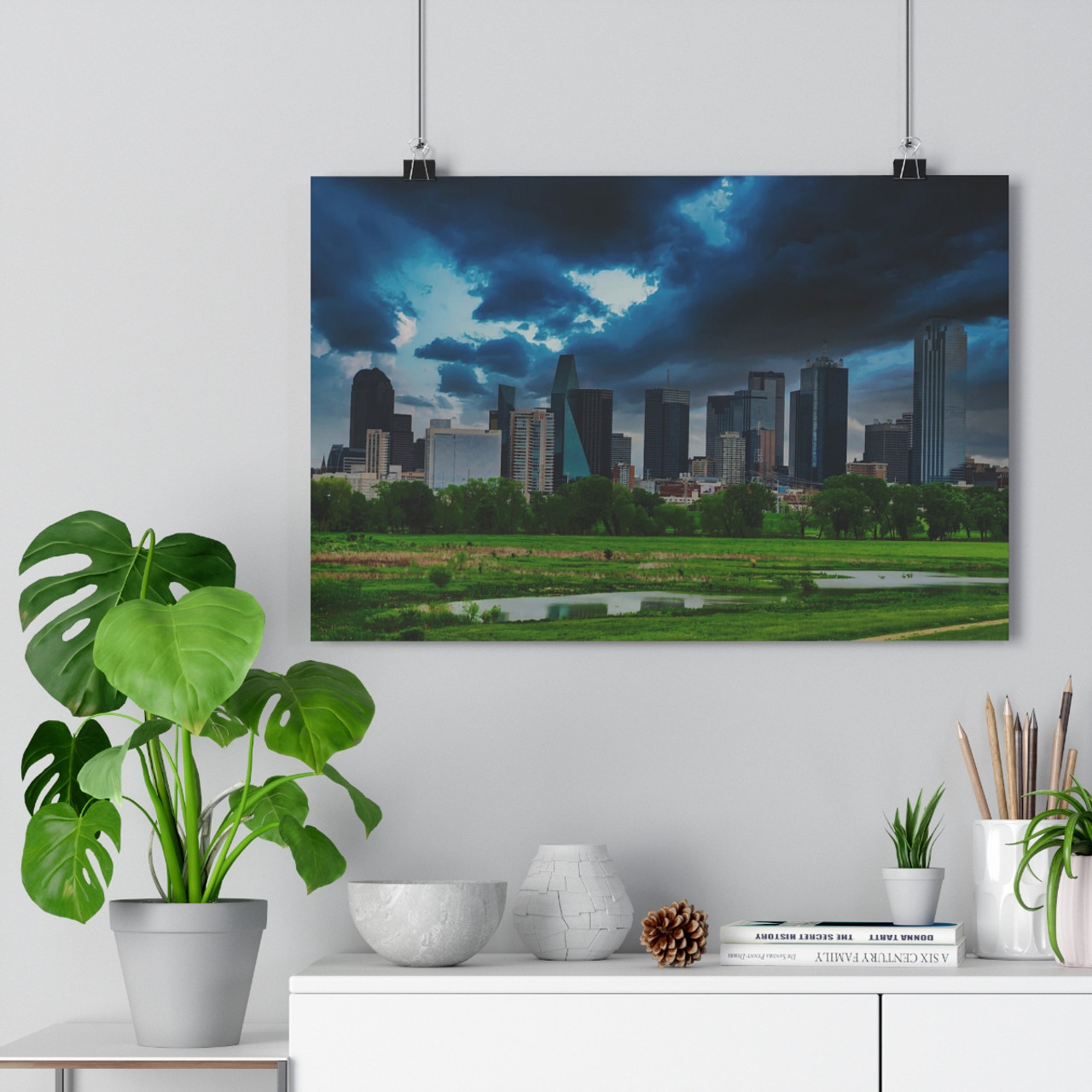 Passion Over Dallas - Giclee-Printed Fine Art Photographic Print on Museum Grade Paper