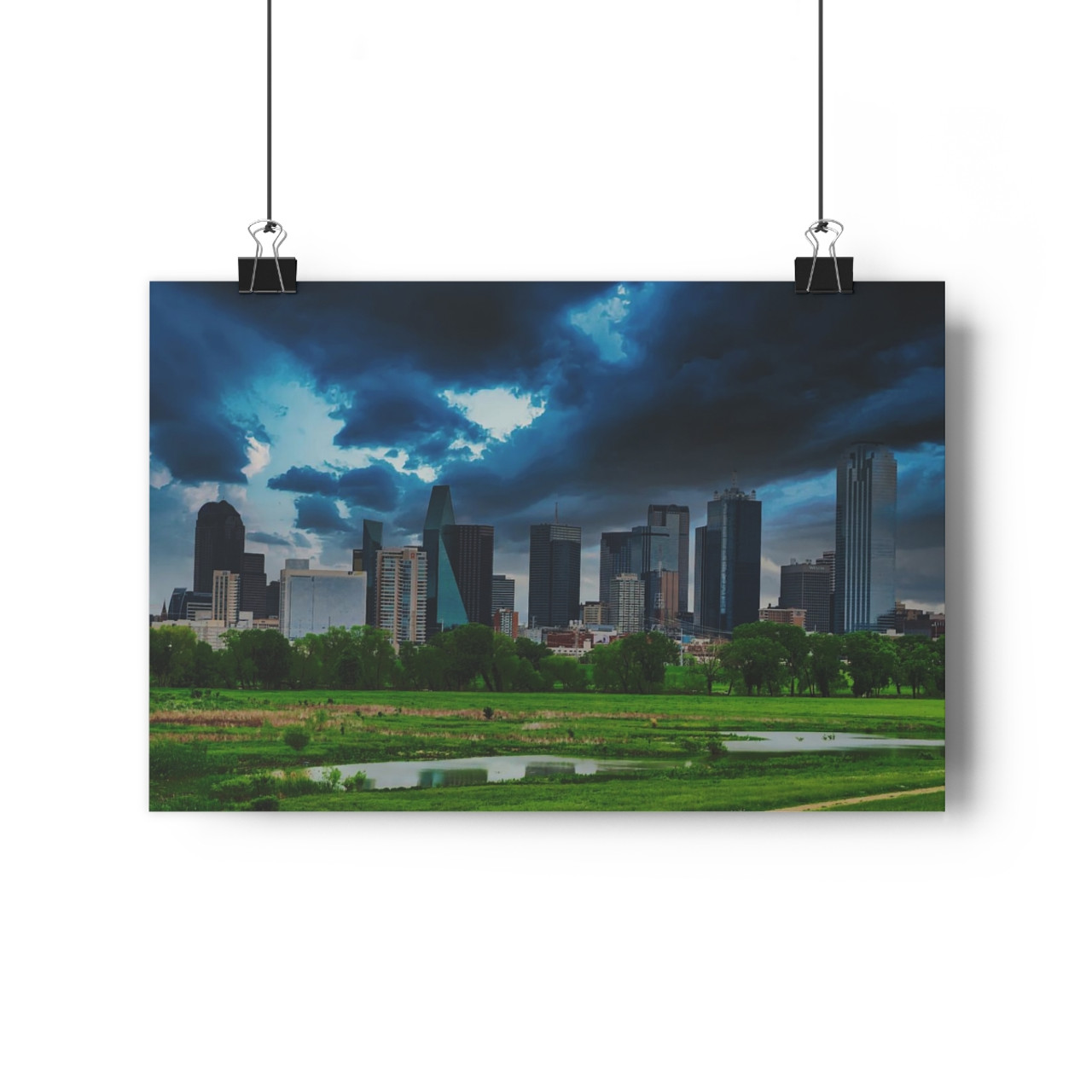 Passion Over Dallas - Giclee-Printed Fine Art Photographic Print on Museum Grade Paper