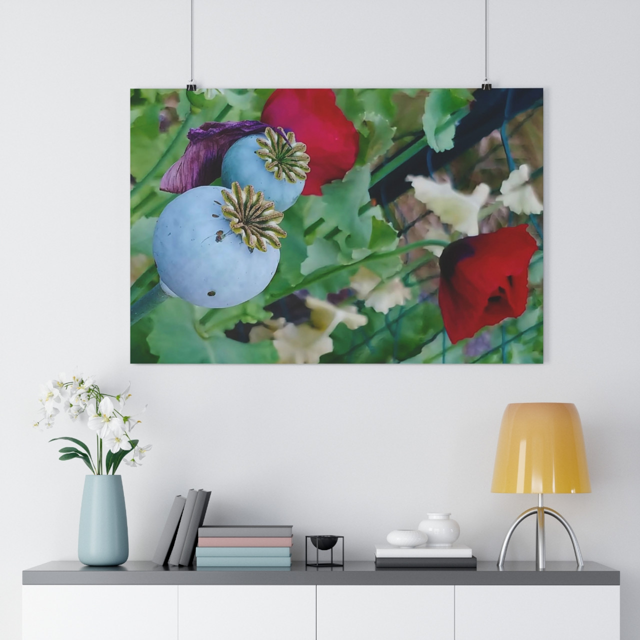 Poppies - Giclee-Printed Fine Art Photographic Print on Museum Grade Paper