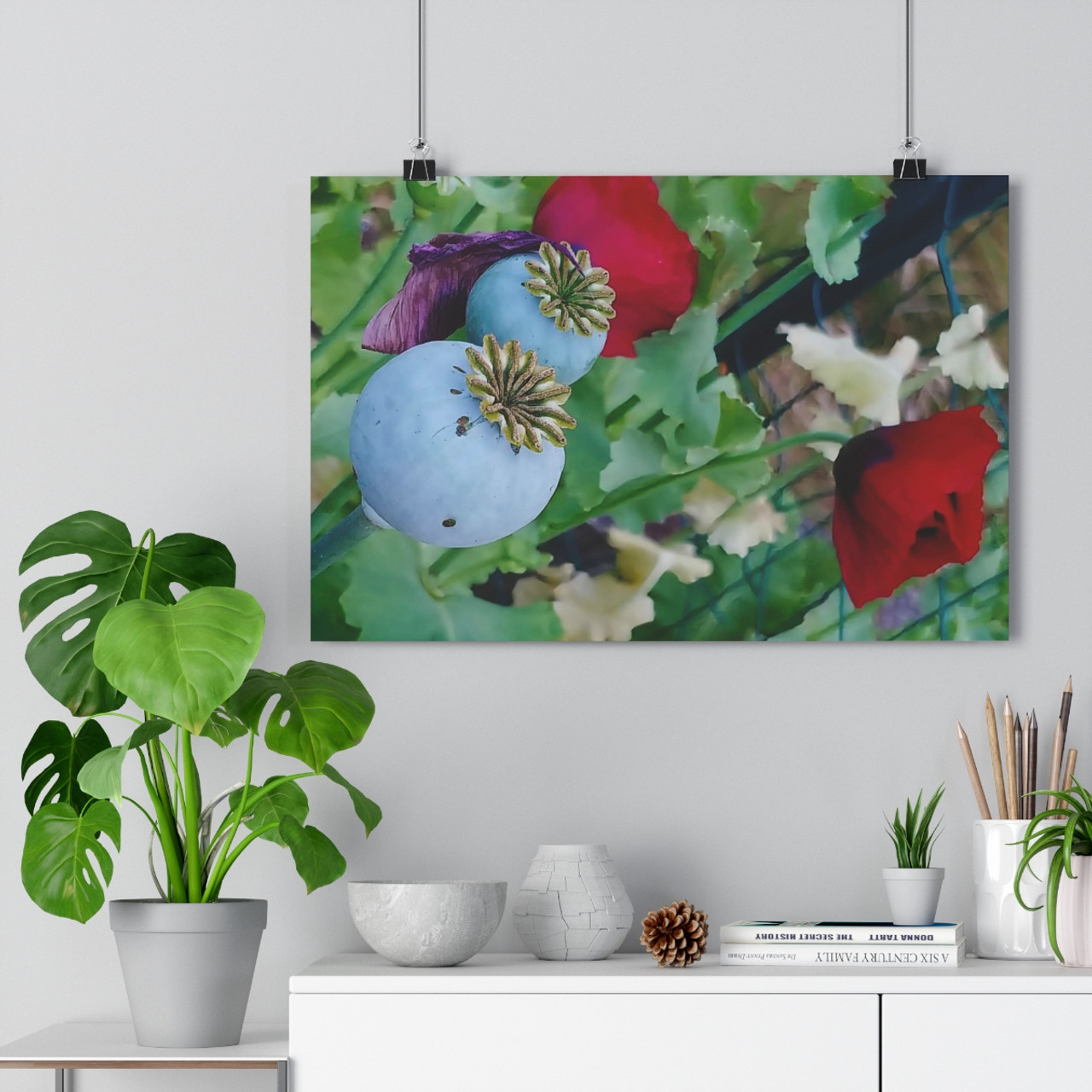 Poppies - Giclee-Printed Fine Art Photographic Print on Museum Grade Paper