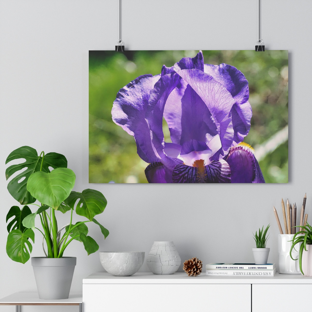 Purple Crown - Giclee-Printed Fine Art Photographic Print on Museum Grade Paper
