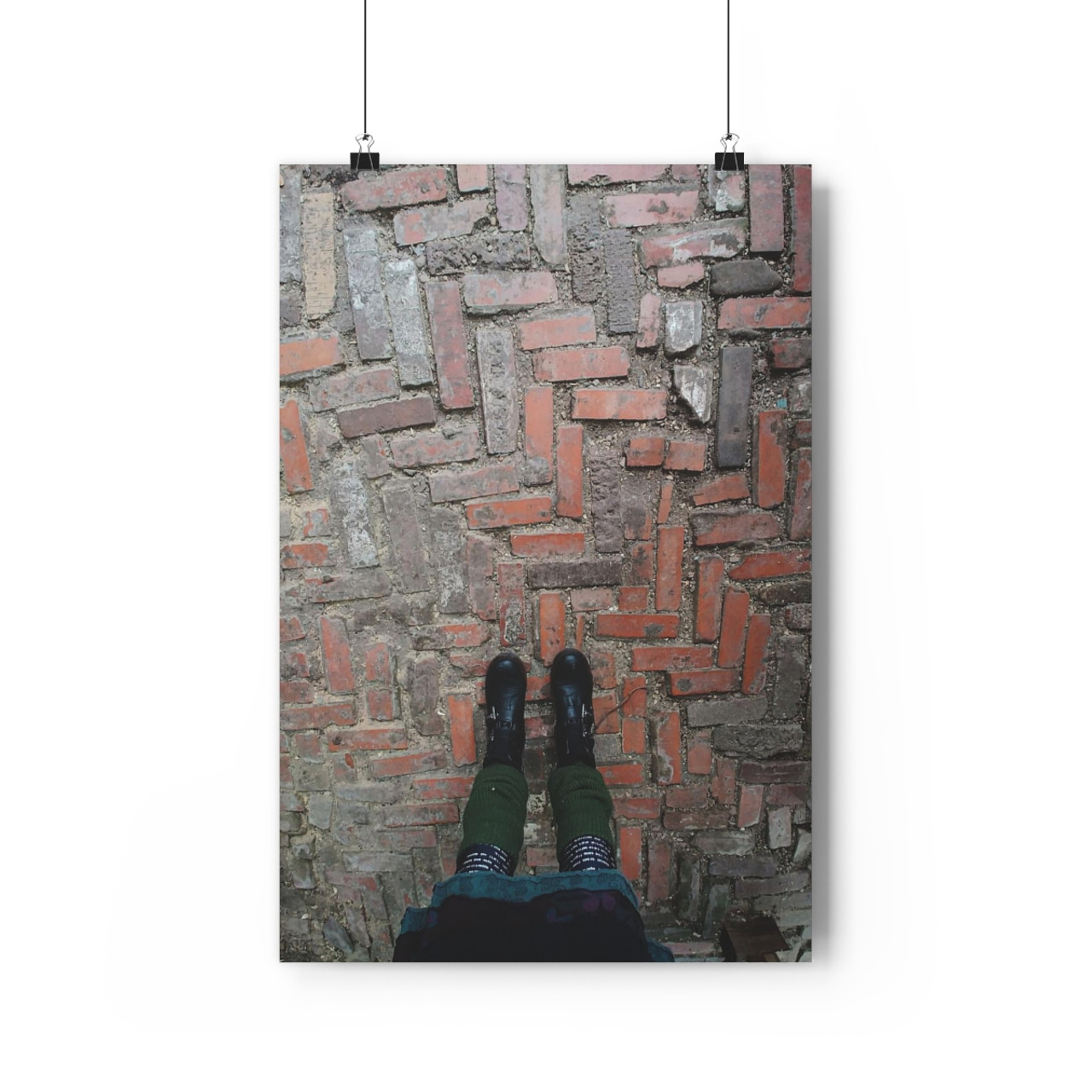 Walking on History - Giclee-Printed Fine Art Photographic Print on Museum Grade Paper