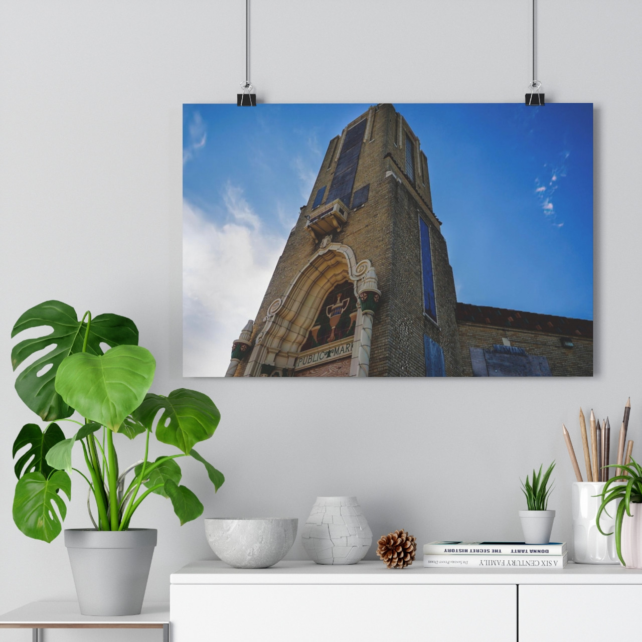 Market Tower - Giclee-Printed Fine Art Photographic Print on Museum Grade Paper