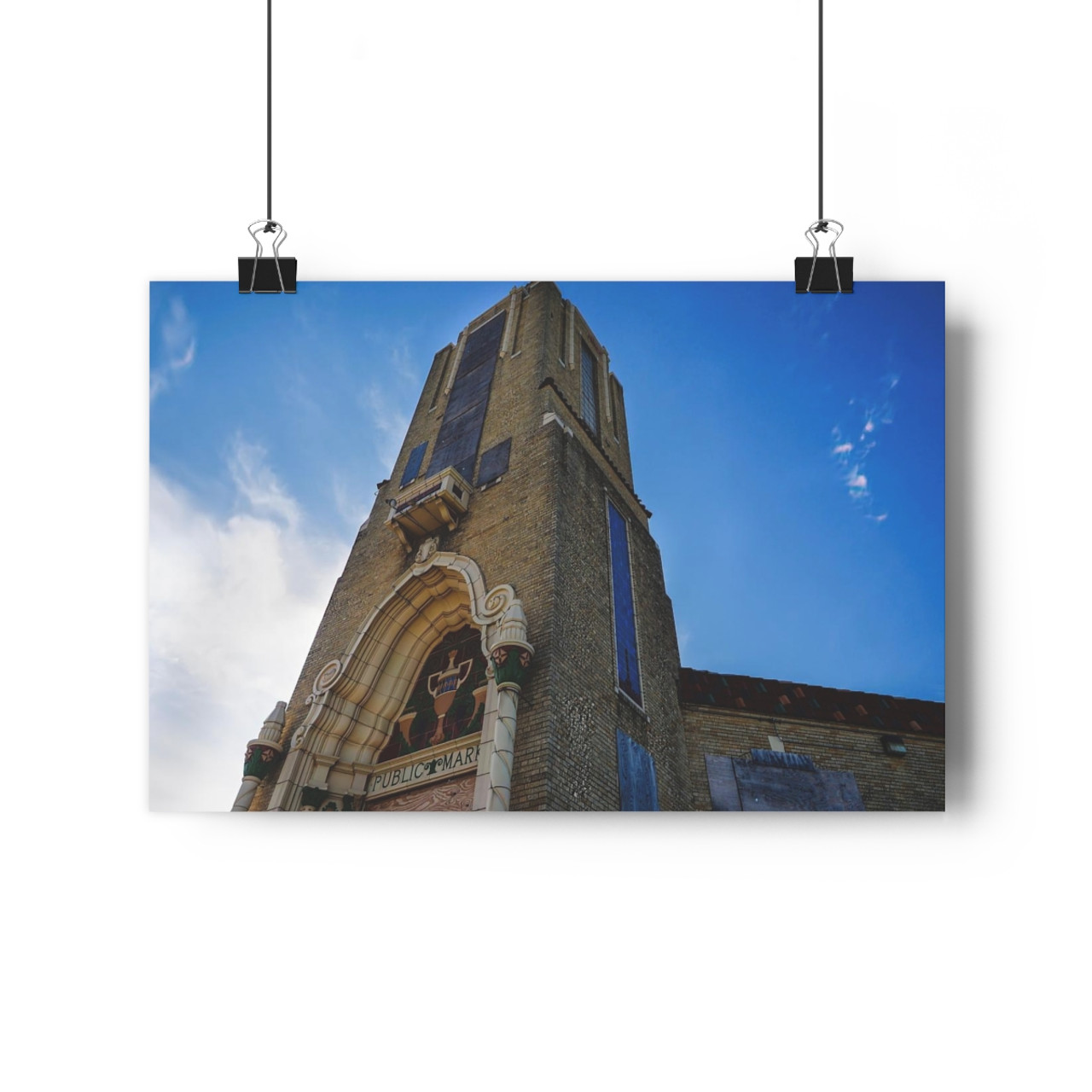 Market Tower - Giclee-Printed Fine Art Photographic Print on Museum Grade Paper