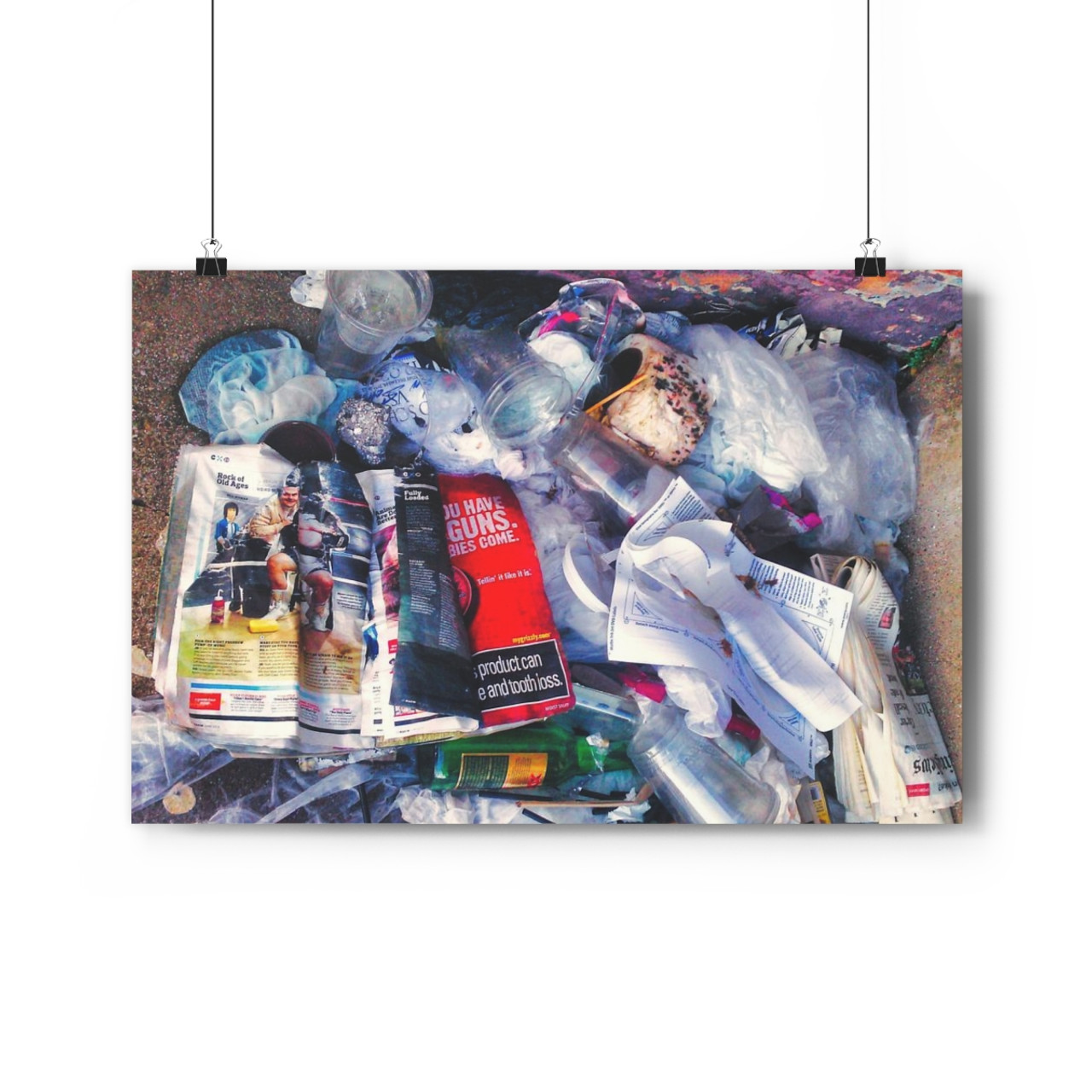 Dallas Detritus - Giclee-Printed Fine Art Photographic Print on Museum Grade Paper