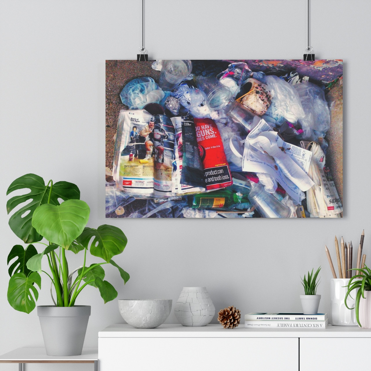 Dallas Detritus - Giclee-Printed Fine Art Photographic Print on Museum Grade Paper