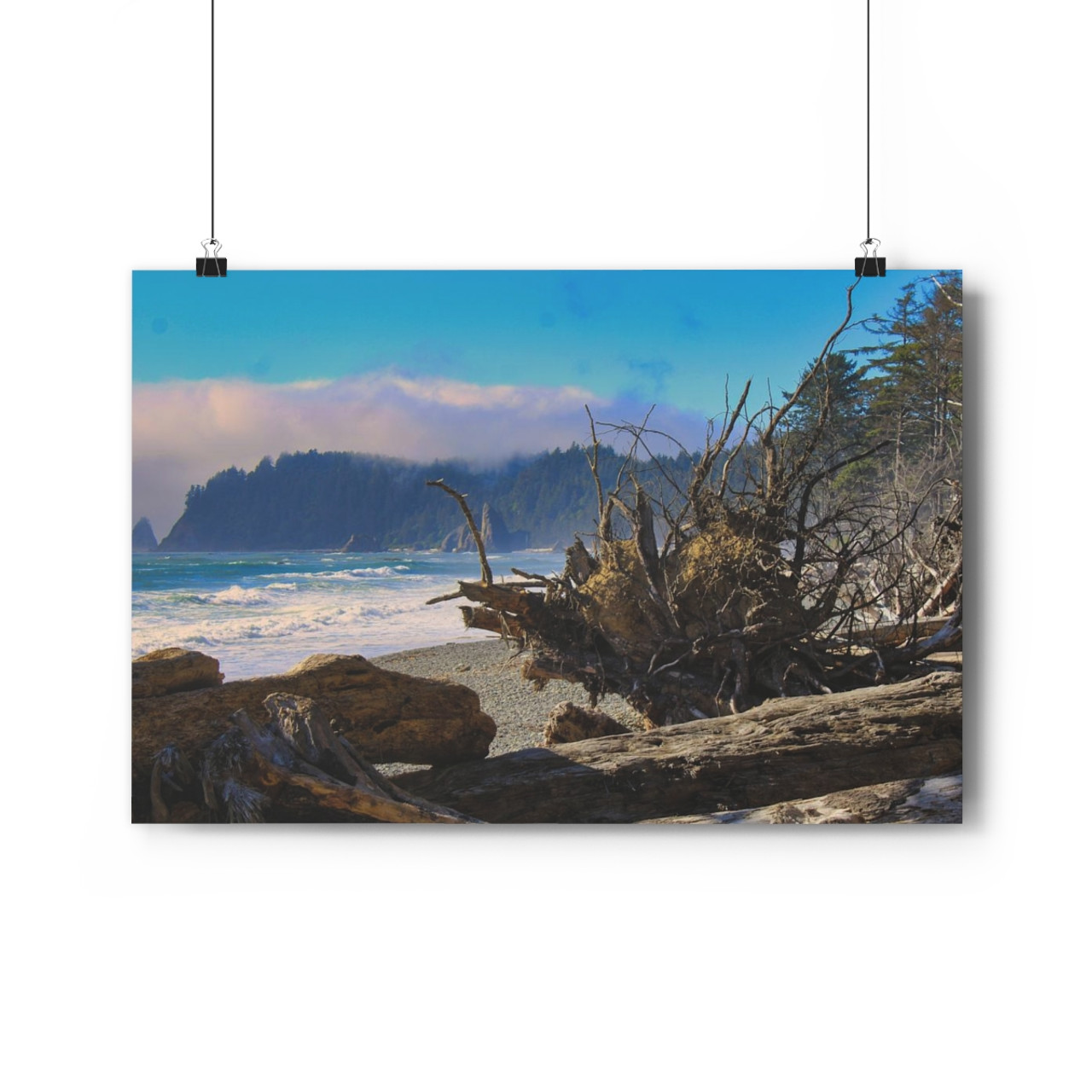 Fog Rolls In - Giclee-Printed Fine Art Photographic Print on Museum Grade Paper