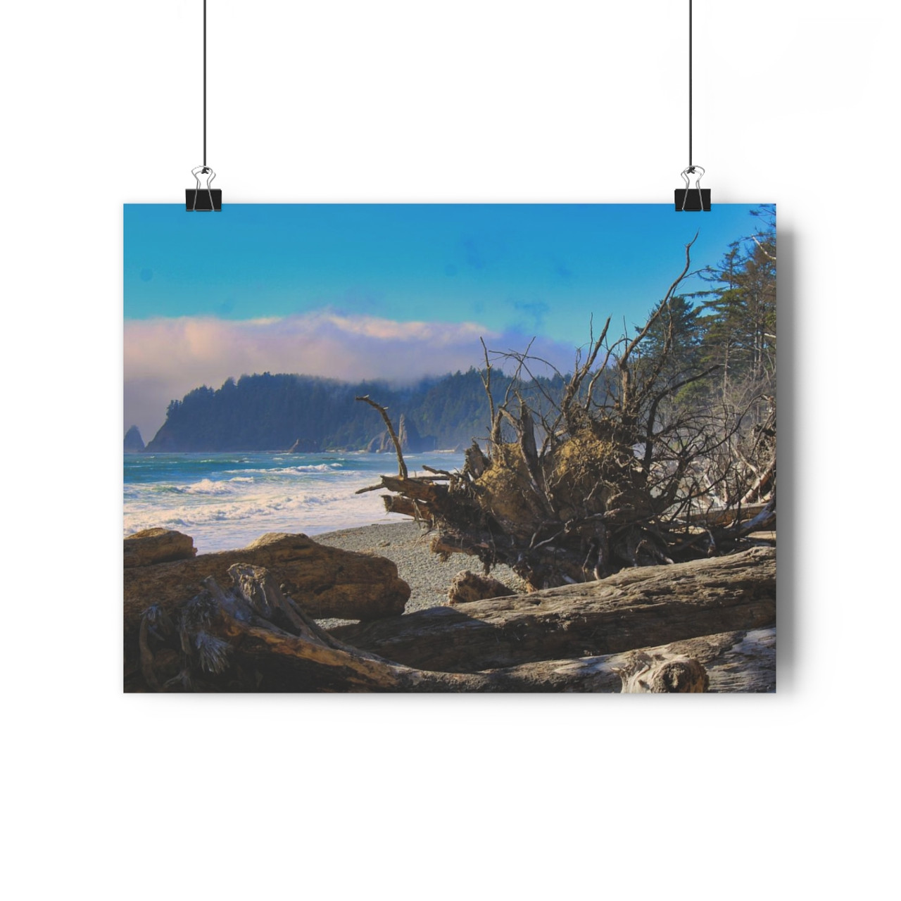 Fog Rolls In - Giclee-Printed Fine Art Photographic Print on Museum Grade Paper