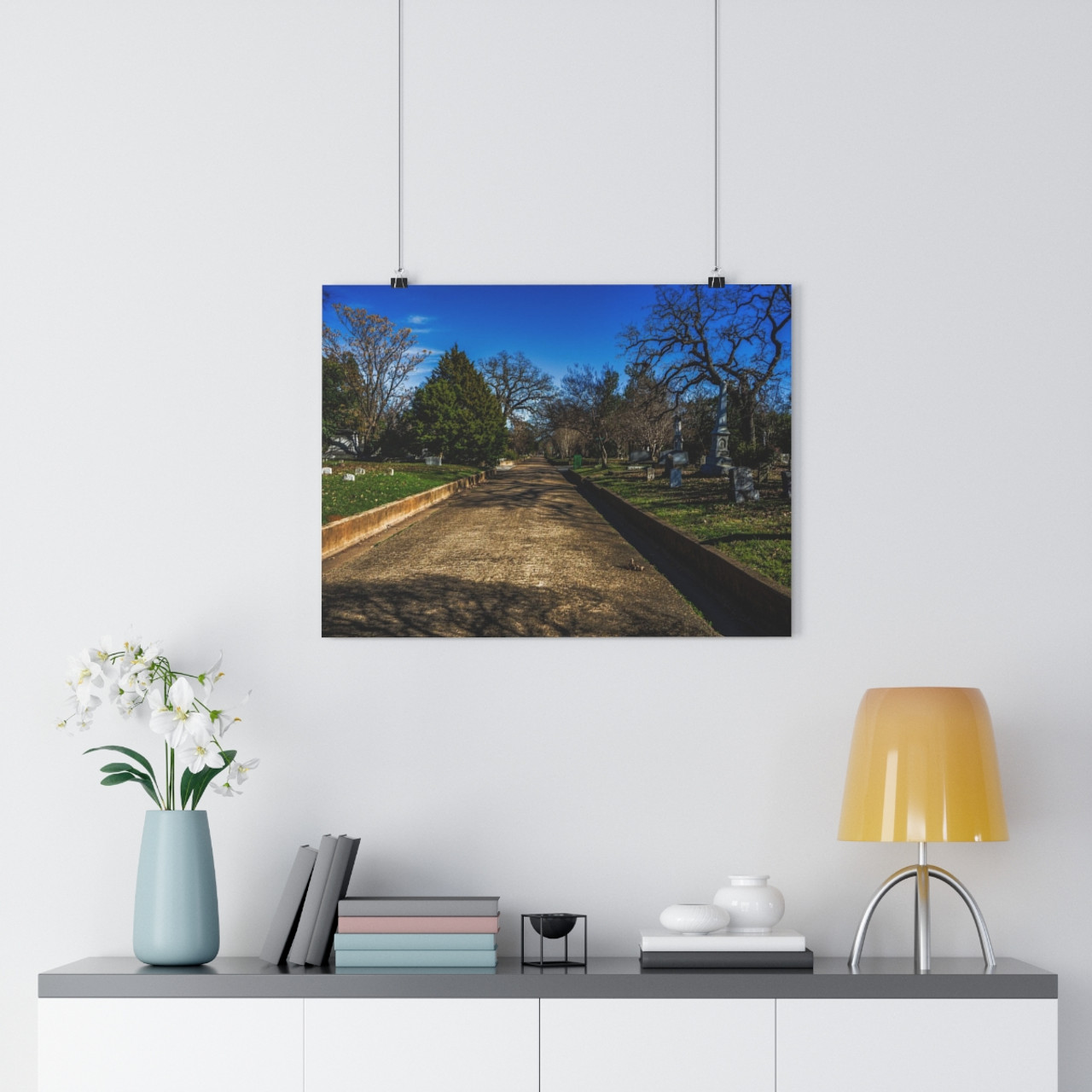 Memorial Road - Giclee-Printed Fine Art Photographic Print on Museum Grade Paper