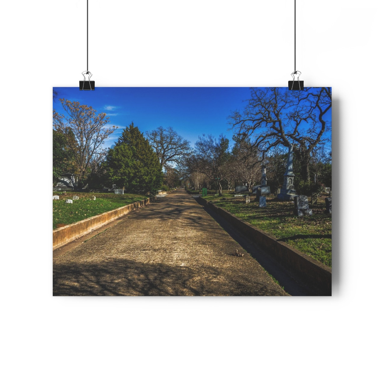 Memorial Road - Giclee-Printed Fine Art Photographic Print on Museum Grade Paper