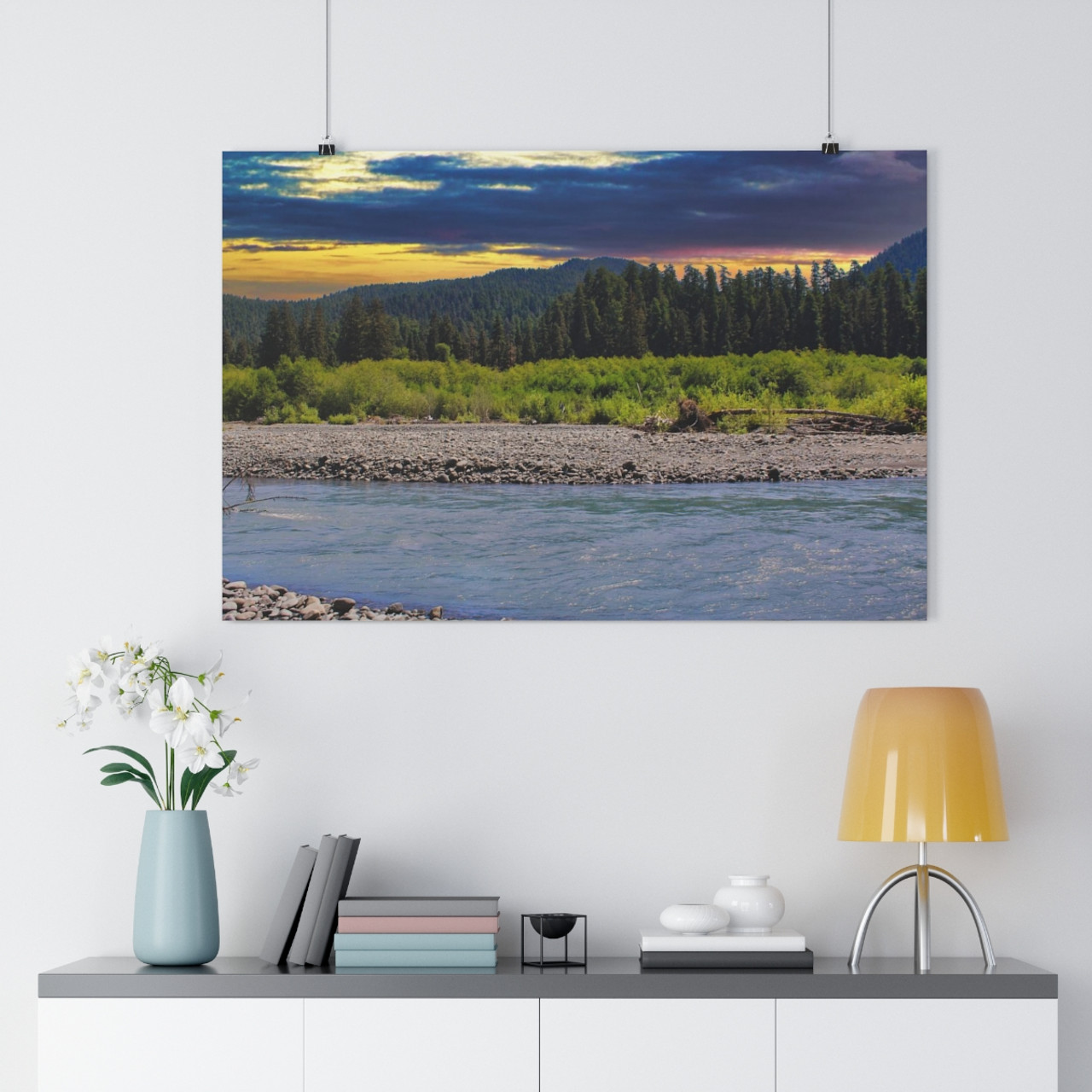 Olympic Sunset - Giclee-Printed Fine Art Photographic Print on Museum Grade Paper