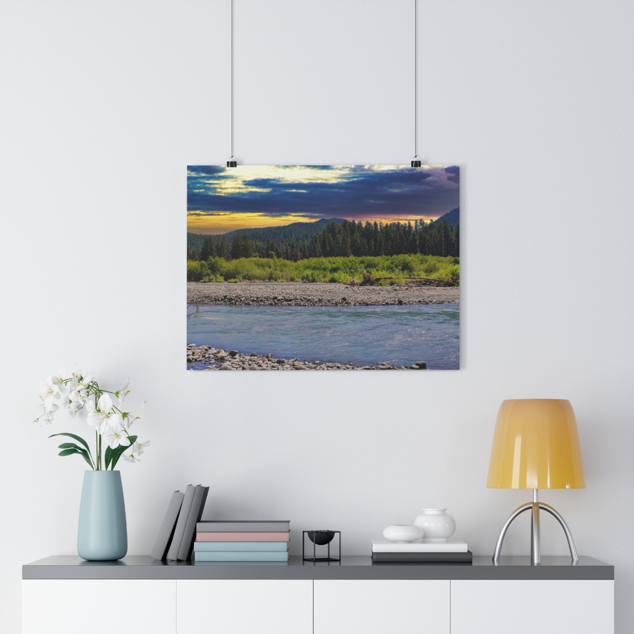 Olympic Sunset - Giclee-Printed Fine Art Photographic Print on Museum Grade Paper