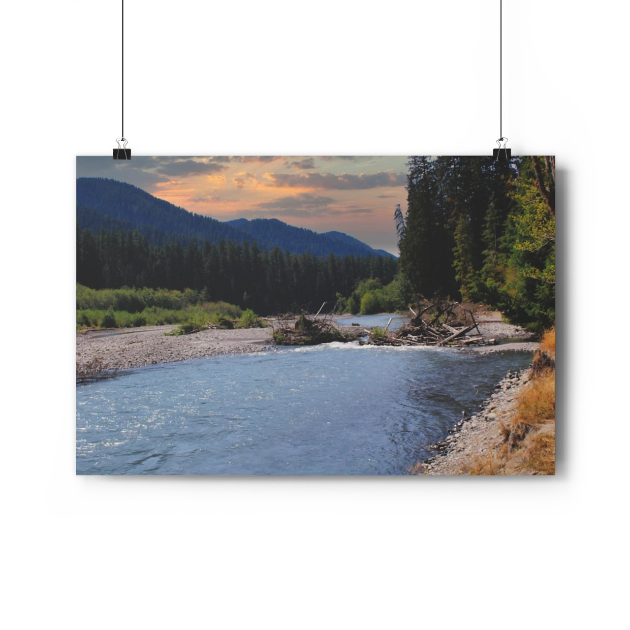 Olympic Vista - Giclee-Printed Fine Art Photographic Print on Museum Grade Paper