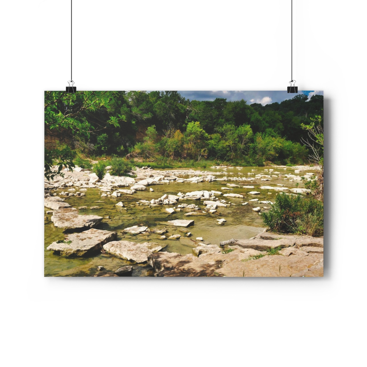 Paluxy River - Giclee-Printed Fine Art Photographic Print on Museum Grade Paper