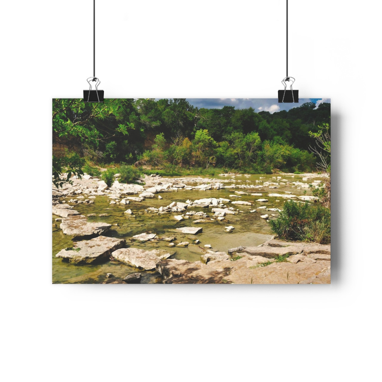Paluxy River - Giclee-Printed Fine Art Photographic Print on Museum Grade Paper