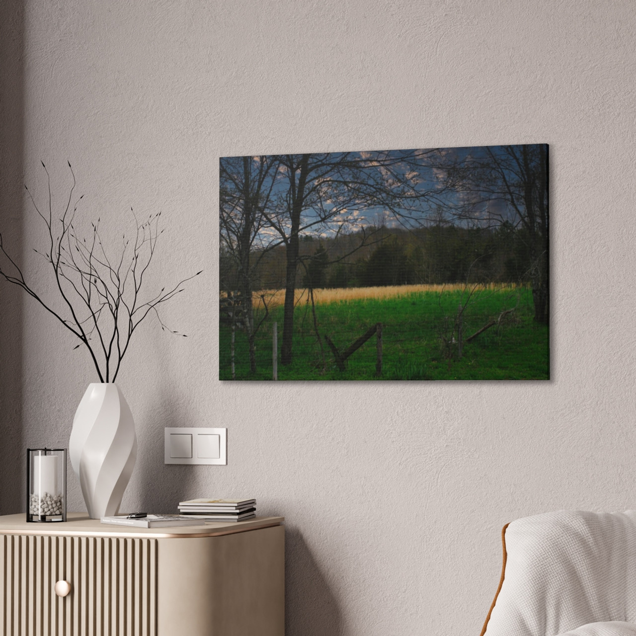 Amber Waves - Stretched Canvas Print
