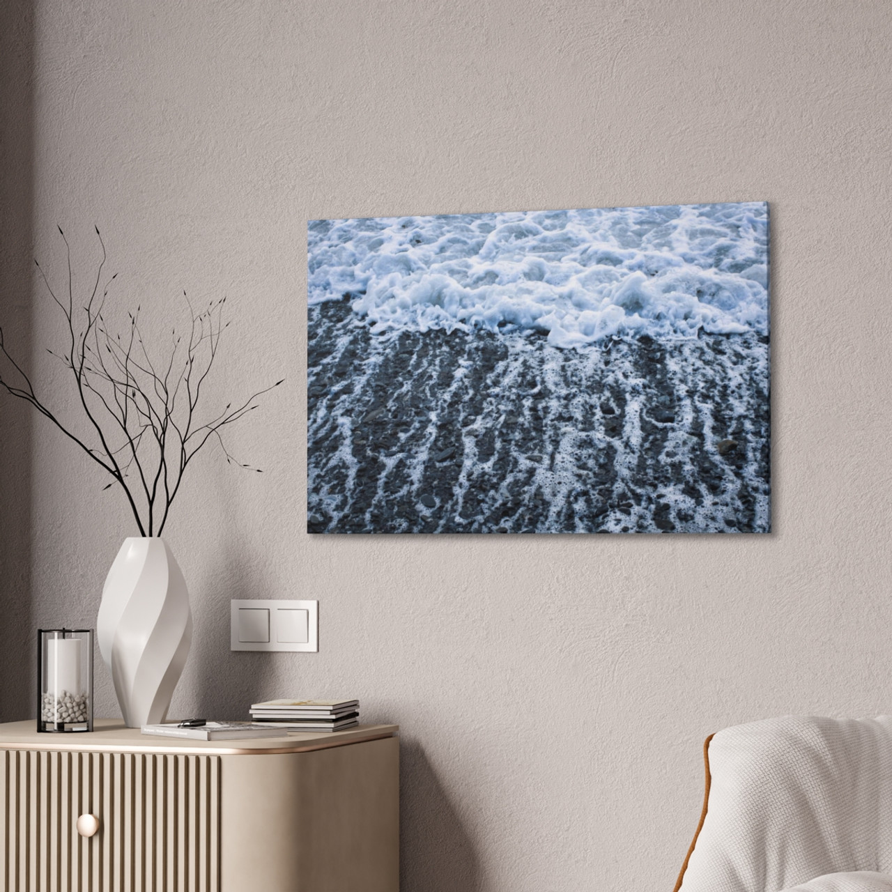 Whitecap's Demise  - Stretched Canvas Print