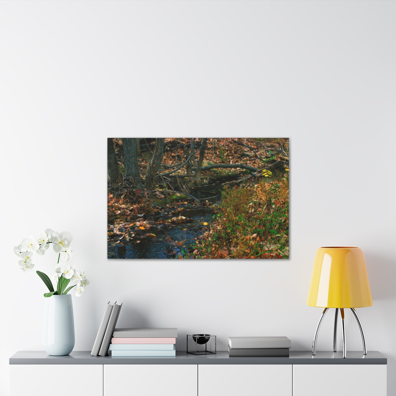 Whispering Brook - Stretched Canvas Print