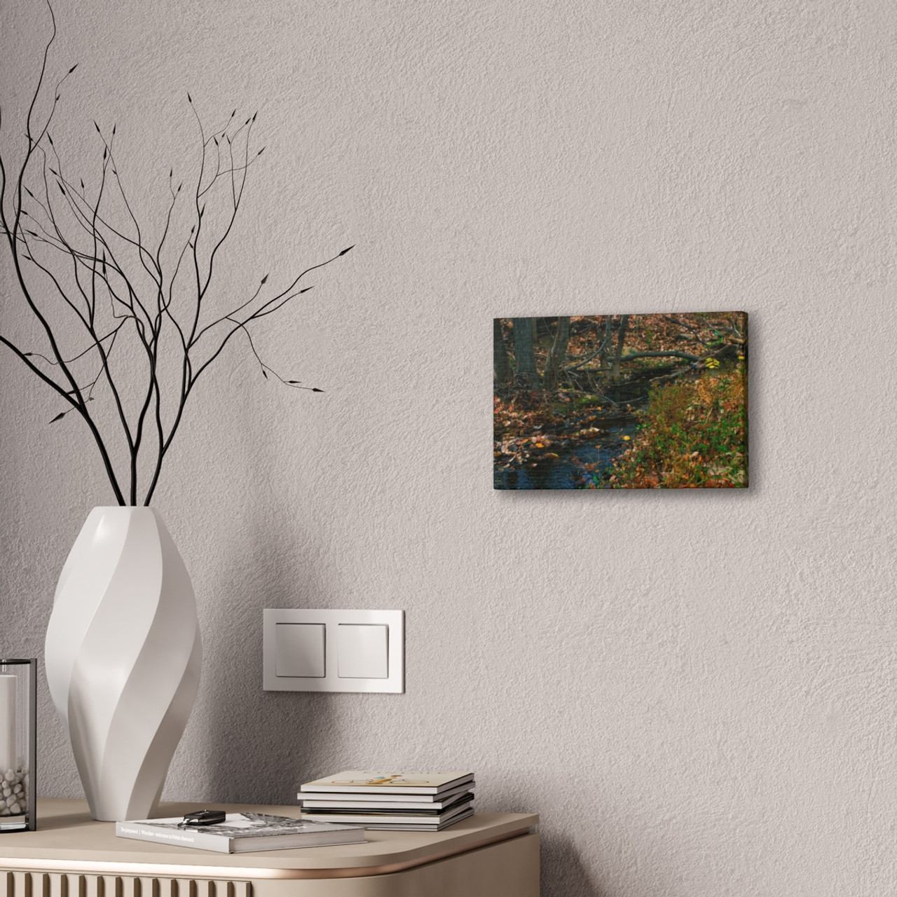 Whispering Brook - Stretched Canvas Print