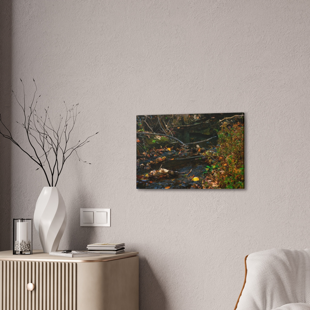Murmuring Brook - Stretched Canvas Print