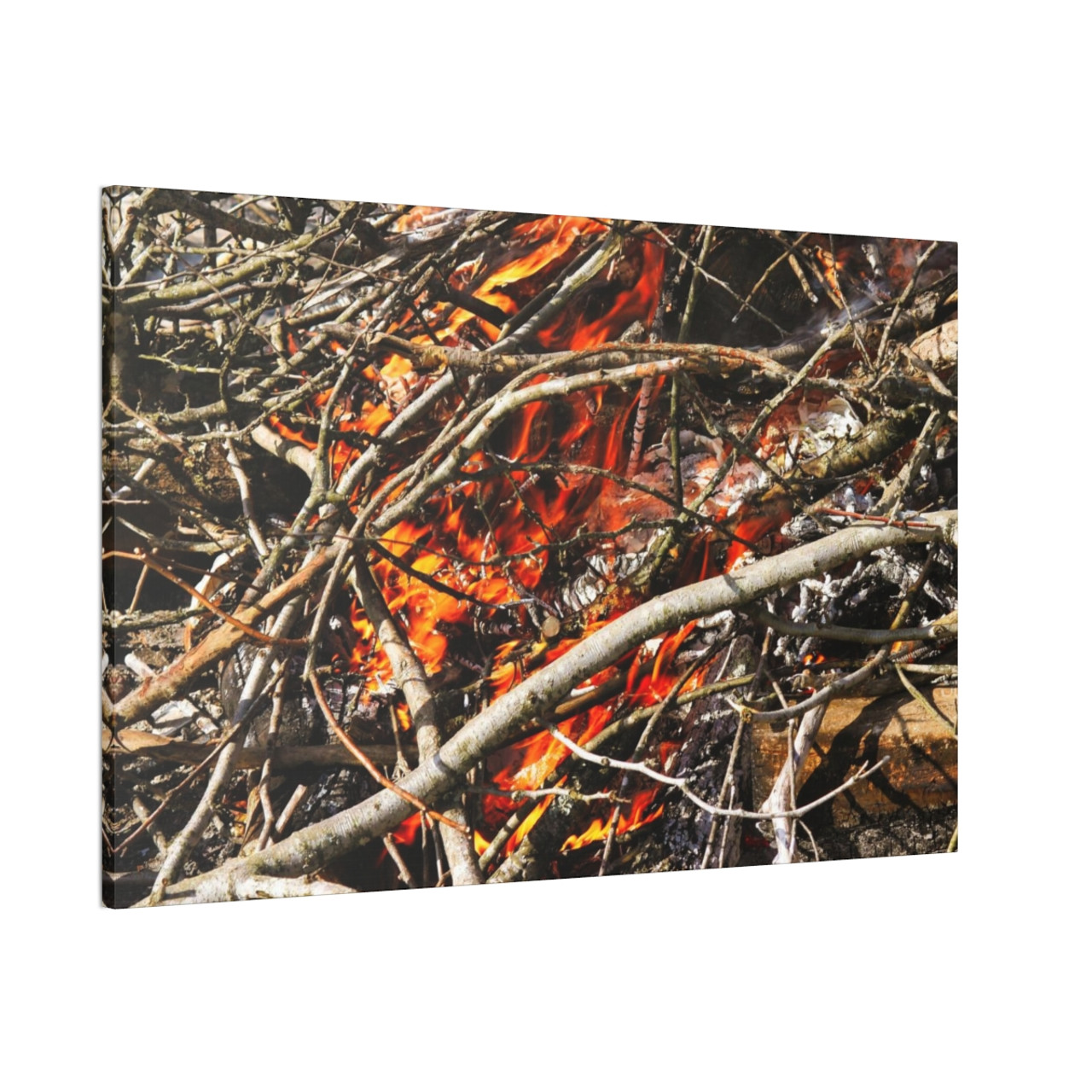 Catching Fire - Stretched Canvas Print