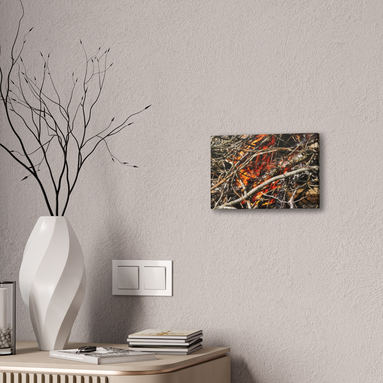 Catching Fire - Stretched Canvas Print