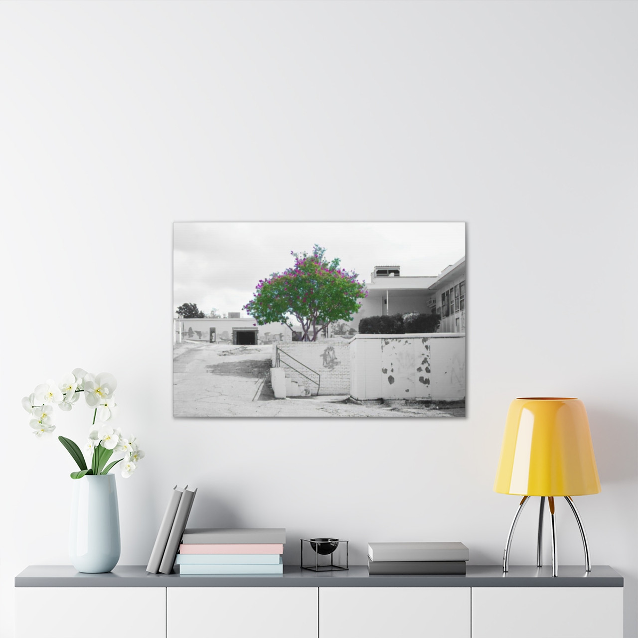 Beauty Among Ruins - Stretched Canvas Print