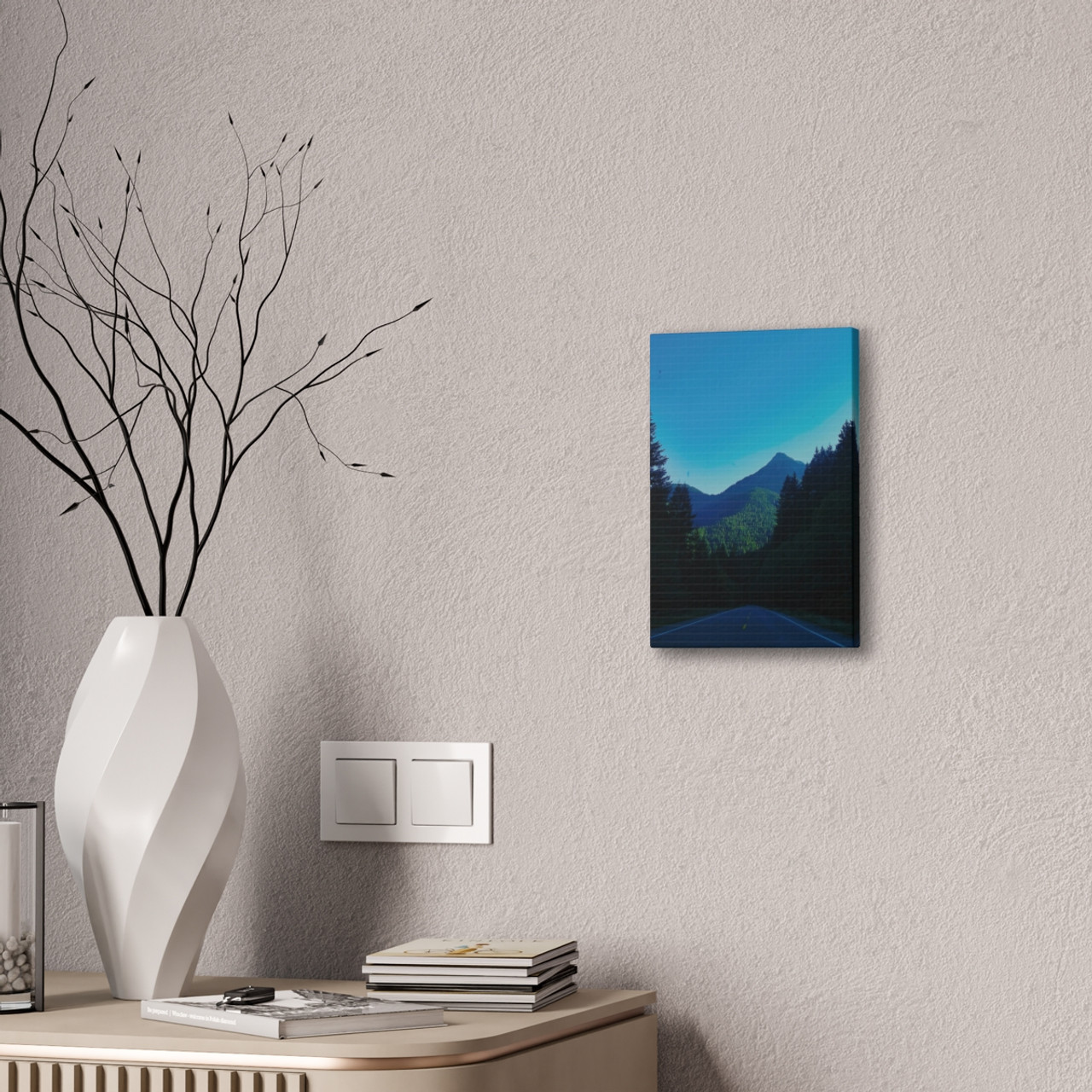 Valley Road - Stretched Canvas Print