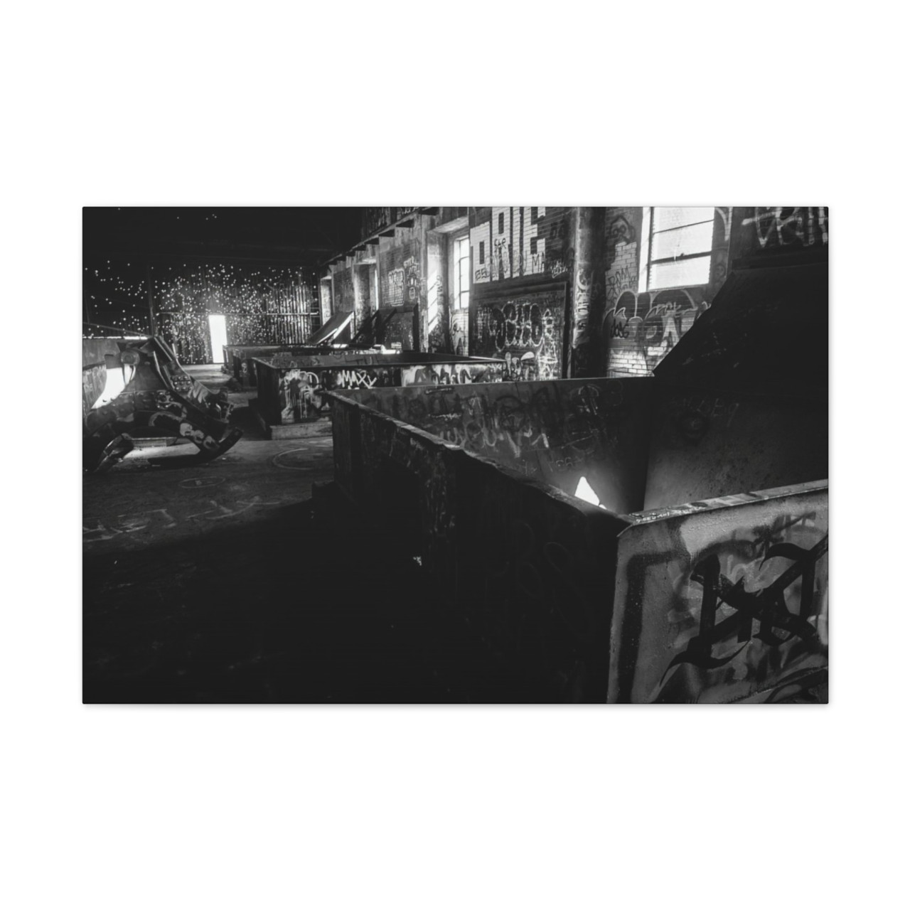 Industrial Dreamscape - Stretched Canvas Print