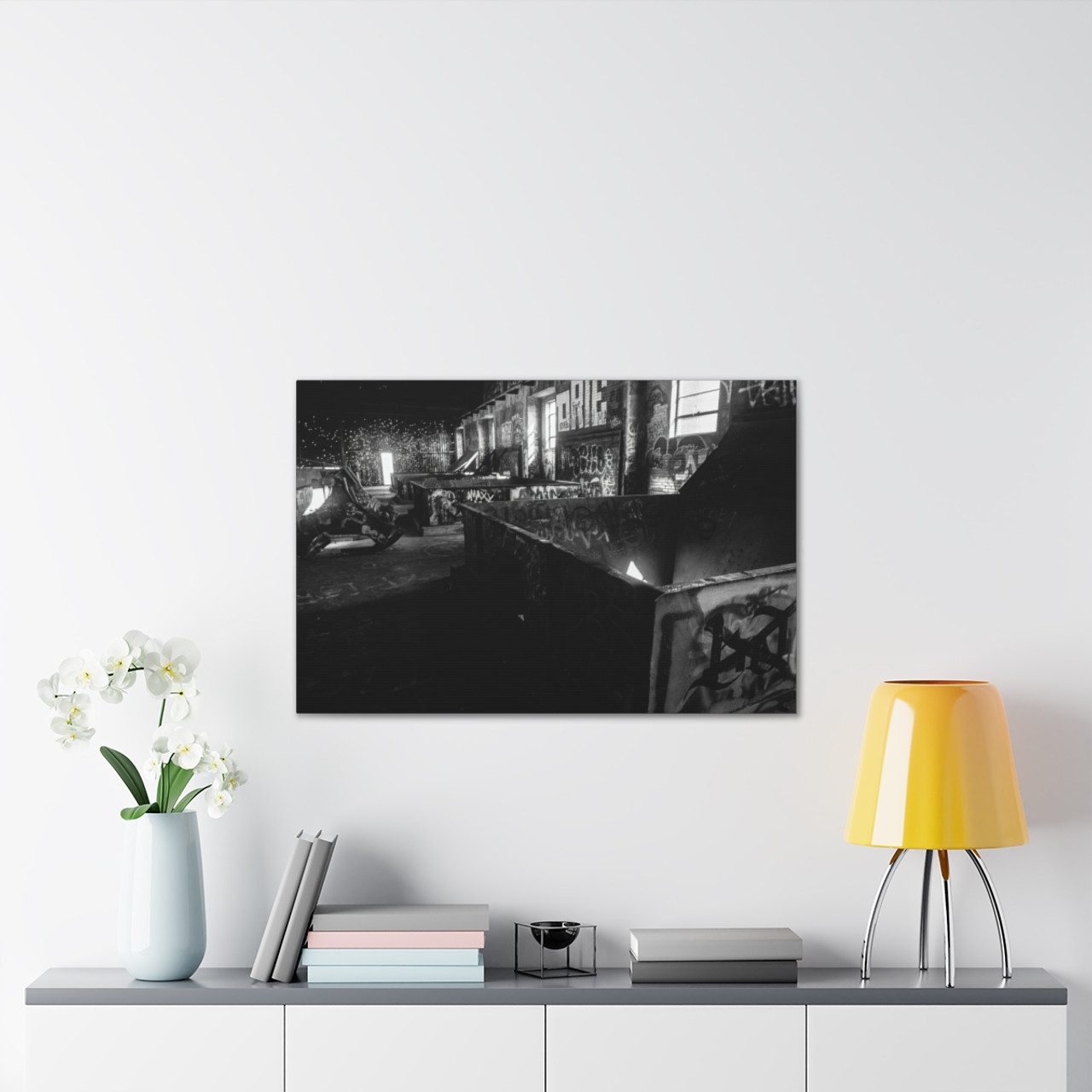 Industrial Dreamscape - Stretched Canvas Print