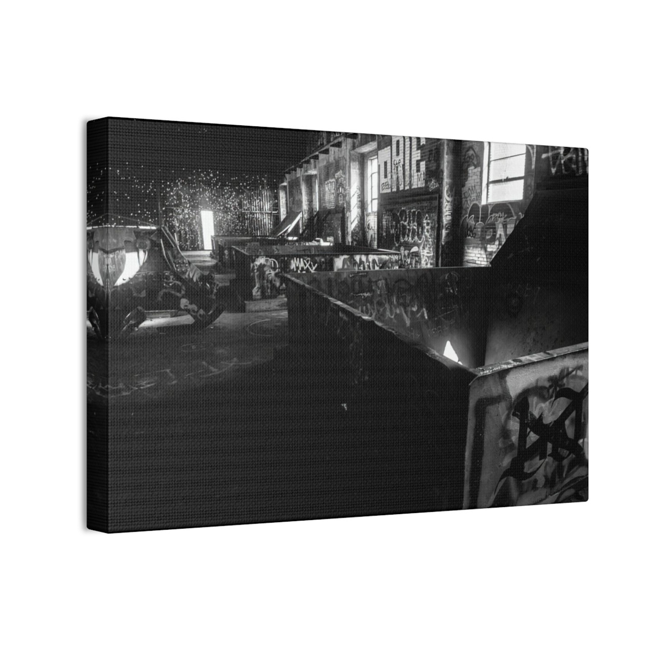 Industrial Dreamscape - Stretched Canvas Print