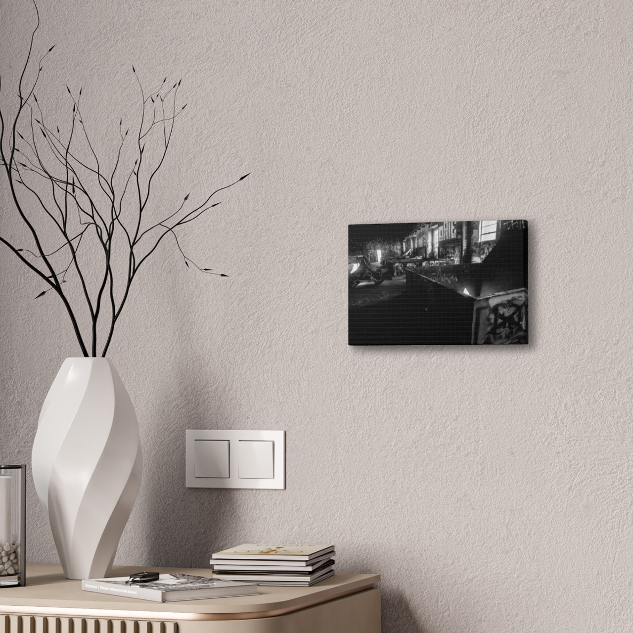 Industrial Dreamscape - Stretched Canvas Print