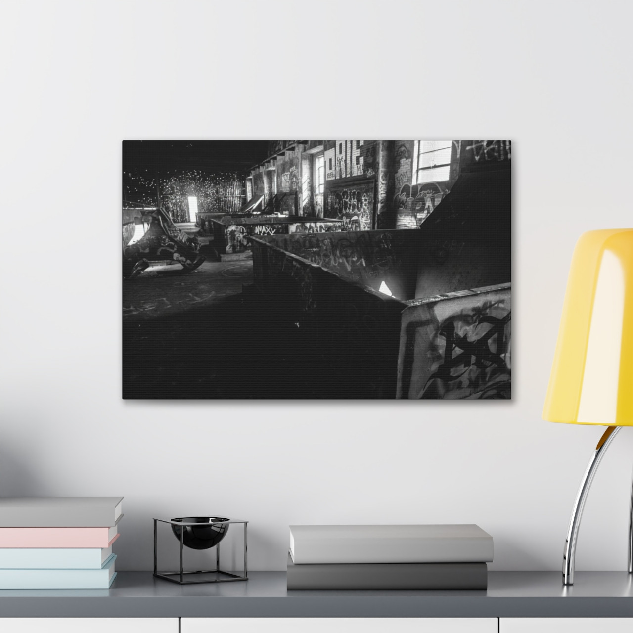 Industrial Dreamscape - Stretched Canvas Print