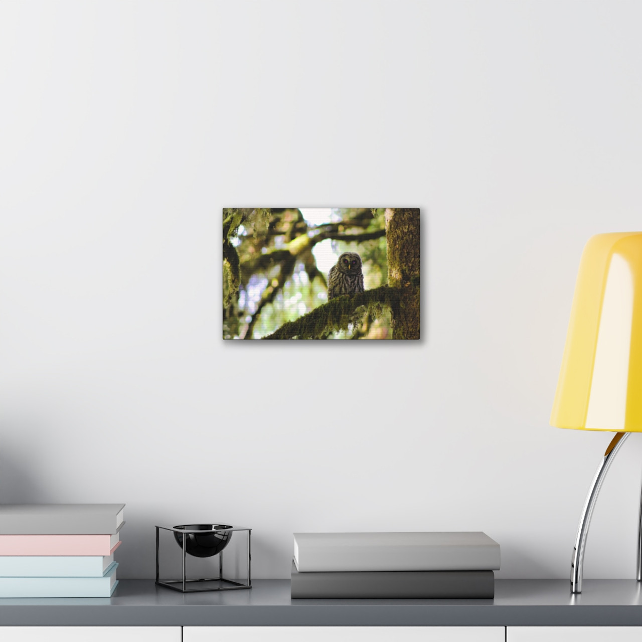 Owl Kami - Stretched Canvas Print