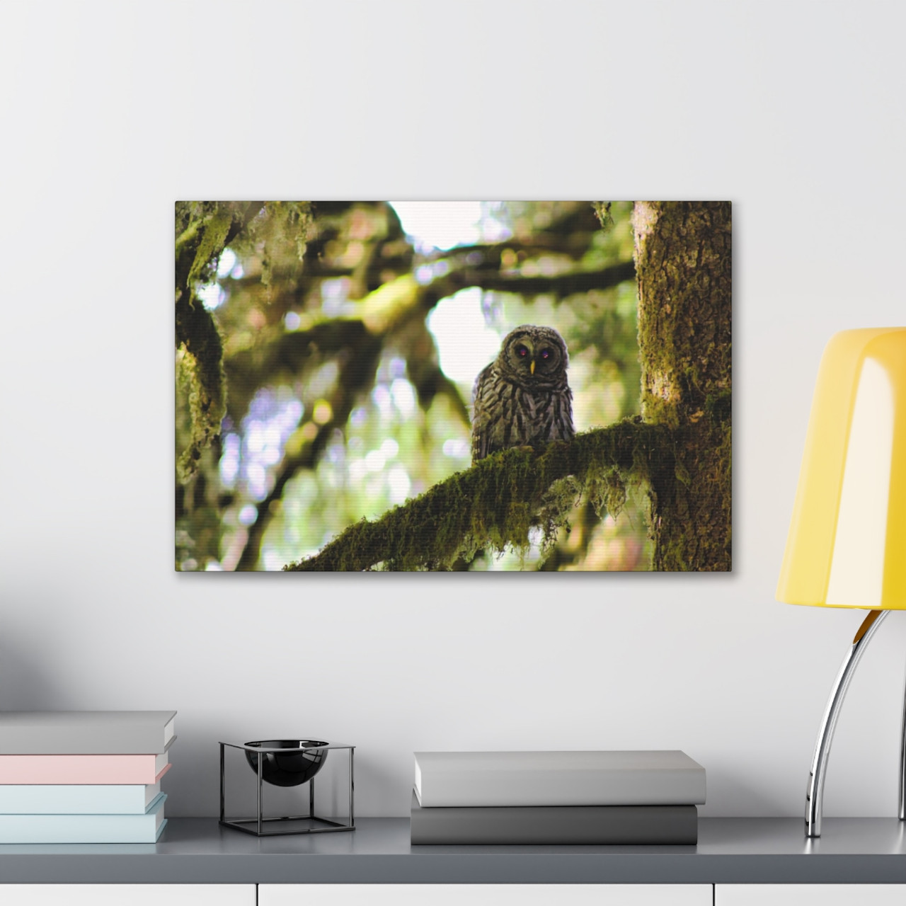 Owl Kami - Stretched Canvas Print