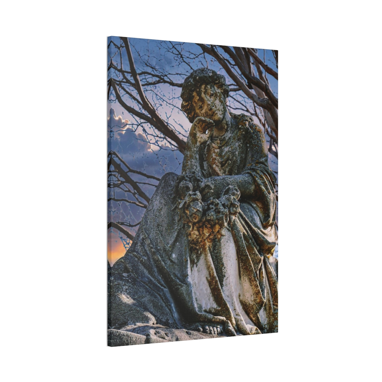 Thoughtul Guardian - Stretched Canvas Print