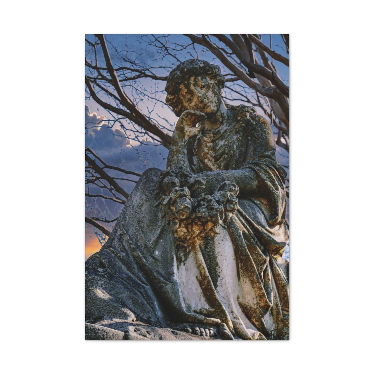 Thoughtul Guardian - Stretched Canvas Print
