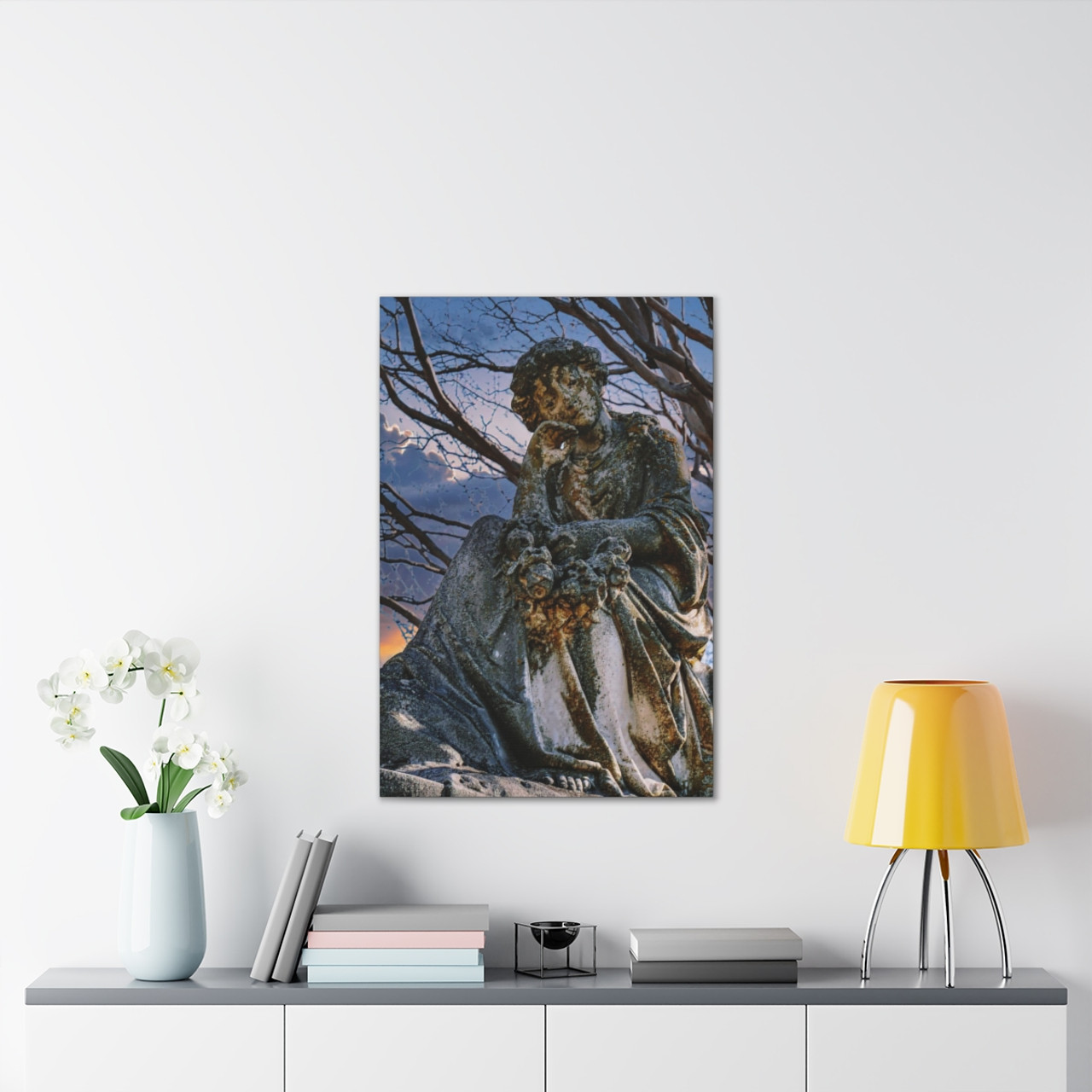 Thoughtul Guardian - Stretched Canvas Print