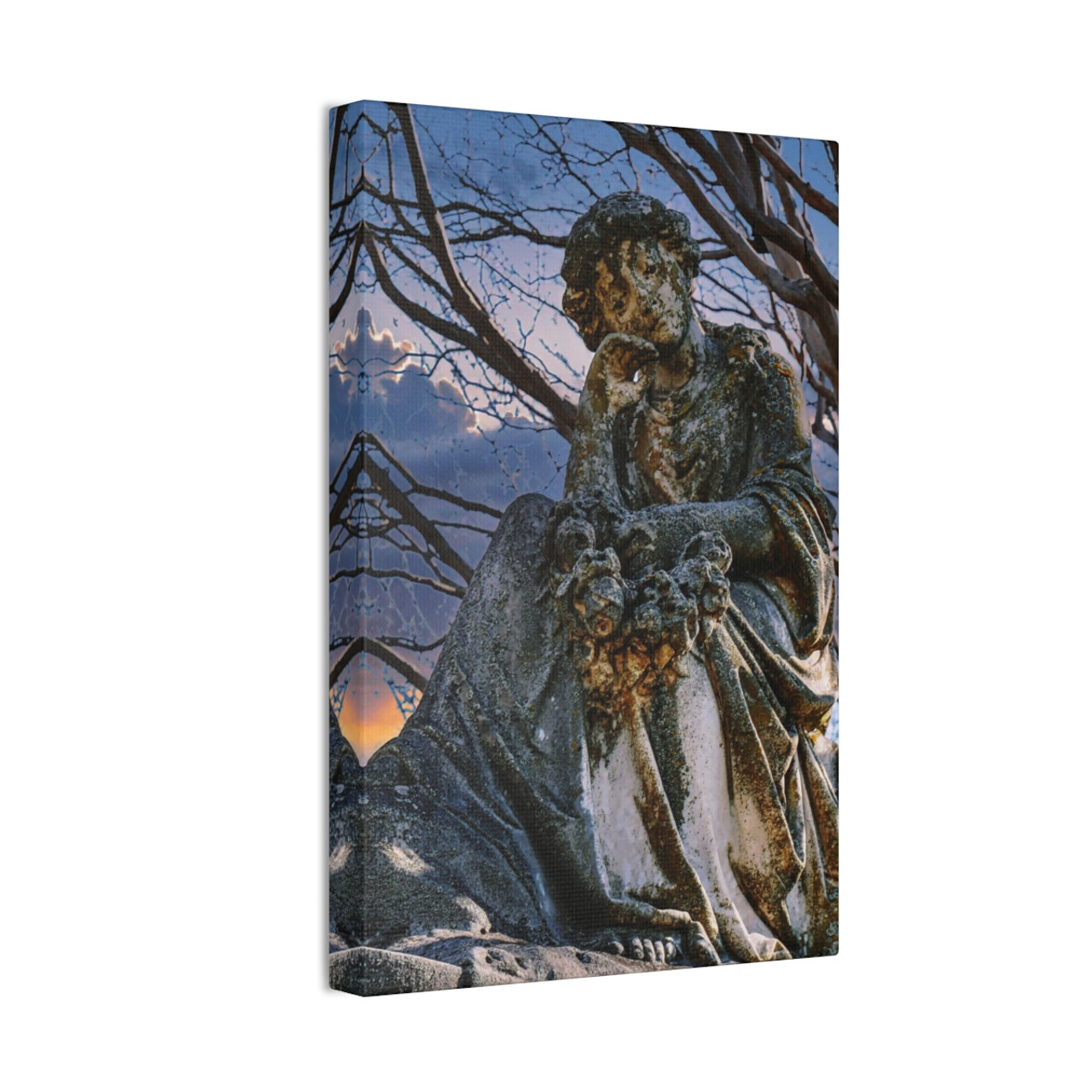 Thoughtul Guardian - Stretched Canvas Print