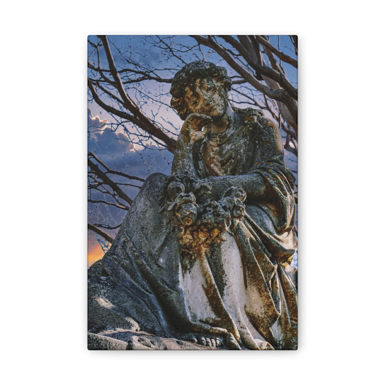 Thoughtul Guardian - Stretched Canvas Print