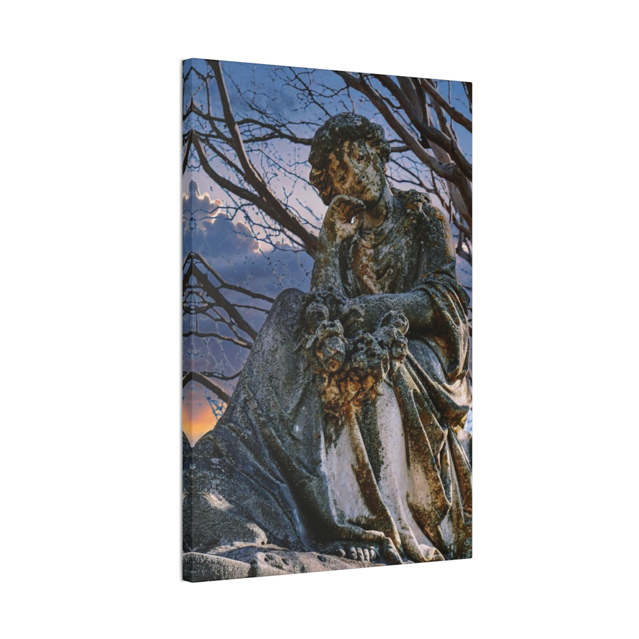 Thoughtul Guardian - Stretched Canvas Print