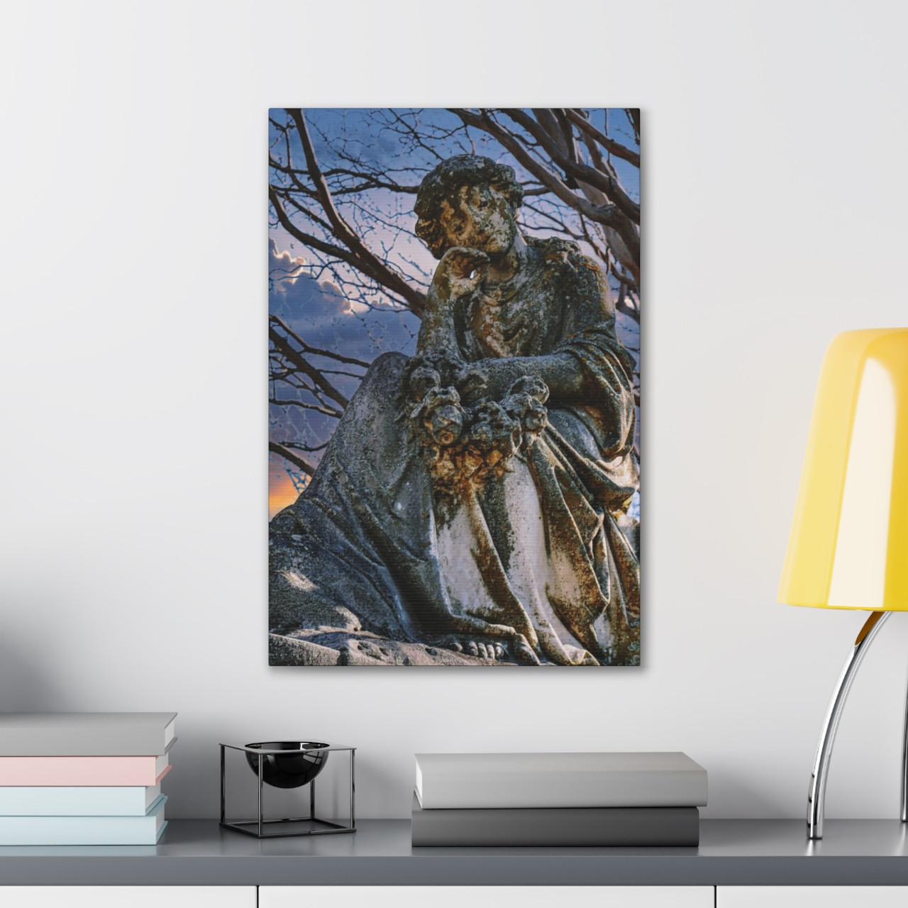 Thoughtul Guardian - Stretched Canvas Print